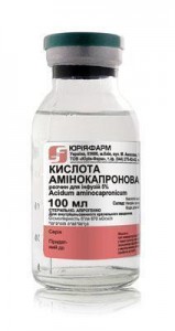 Аминокапроновая кислота 5% ратвор 100 мл - изображение Аминокапроновая кислота 5% ратвор 100 мл - фото