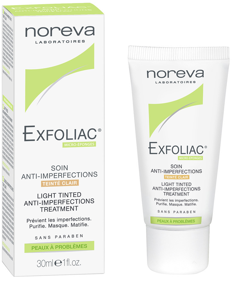 Крем тональный Exfoliac с матовым эффектом бежевый 30 мл