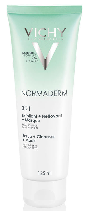 Средство 3в1 Vichy Normaderm для глубокого очищения лица 125 мл
