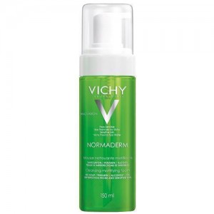 Пенка Vichy Normaderm очищающая матирующая для чувствительной жирной кожи 150 мл - фото