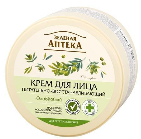 Крем для лица Зеленая Аптека Олива 200 мл