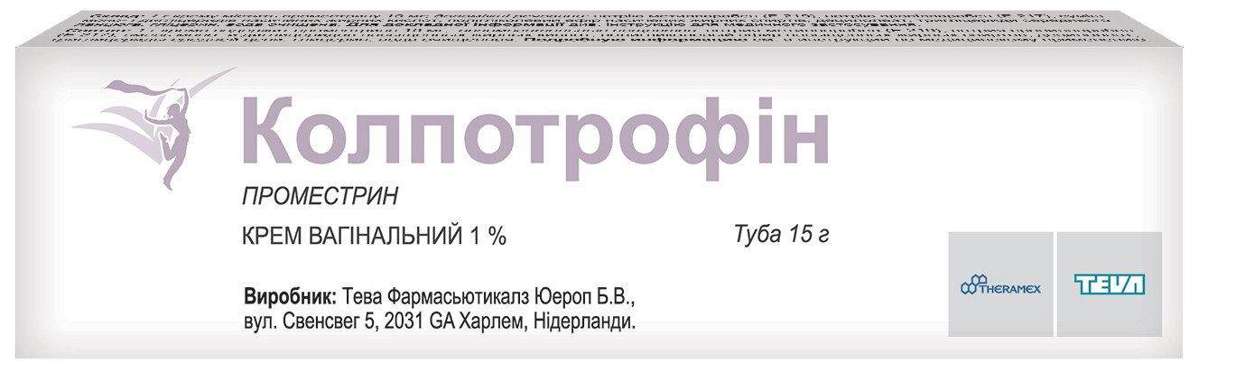 Колпотрофин 1% крем вагинальный 15 г