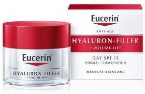 Крем Eucerin Hyaluron Filler Volume Lift Дневной антивозрастной для нормальной/комбинированной кожи SPF15 50 мл - фото