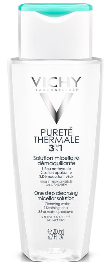 Мицеллярный раствор Vichy Purete Thermale для снятия макияжа с лица и глаз 200 мл