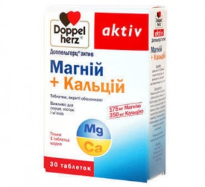 Доппельгерц актив Магний + Кальций таблетки №30 - изображение Доппельгерц актив Магний + Кальций таблетки №30 - фото