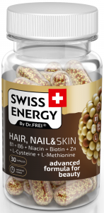 Витамины Swiss Energy Hair, Nail & Skin капсулы №30 - фото