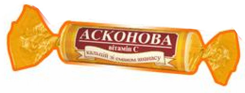 Асконова Кальций со вкусом ананаса таблетки №10