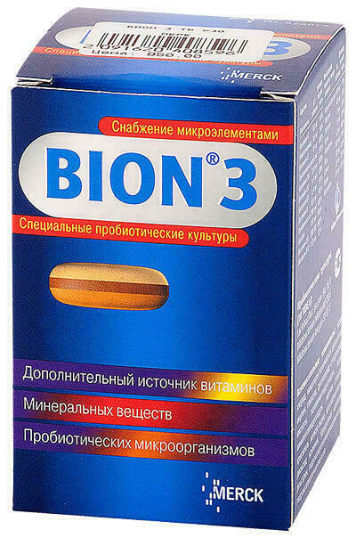 Бион 3 таблетки №30