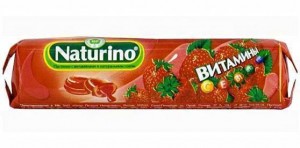 Натурино леденцы с витаминами и соком (клубника) 33,5 г - фото