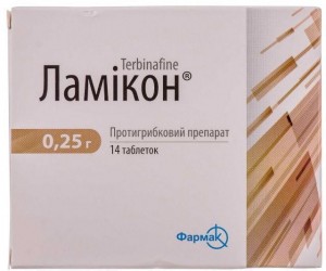 Ламикон 0,25 г таблетки №14 - изображение Ламикон 0,25 г таблетки №14 - фото