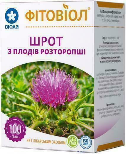 Шрот из семян расторопши 100 г