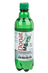 Вода минеральная Donat Mg питьевая лечебная газированная (ПЭТ) 0,5 л - фото