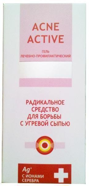 Акне Актив гель для лечения угревой сыпи 50 мл