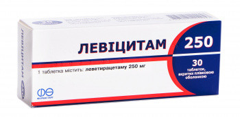 Левицитам 250 мг таблетки №30
