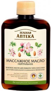Масло для массажа Зеленая Аптека нейтральное 200 мл - фото