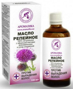 Масло косметическое репейным против выпадения волос 100 мл - изображение Масло косметическое репейным против выпадения волос 100 мл - фото