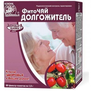 Фиточай Ключи Здоровья долгожитель пакет 1,5 г №20 - фото