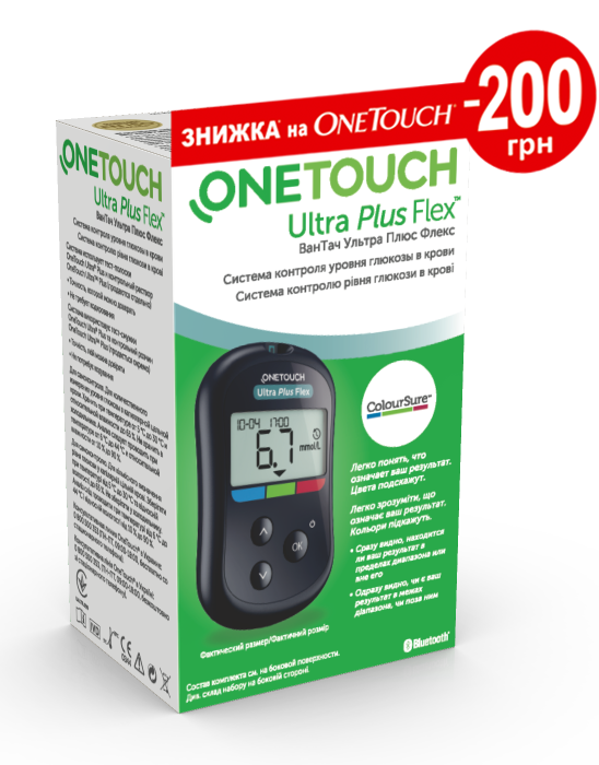 Глюкометр OneTouch Ultra Plus Flex