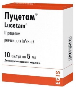 Луцетам 5 мл раствор ампулы №10 - фото
