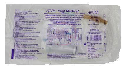 Устройство Vogt Medical для вливания инфузионных растворов