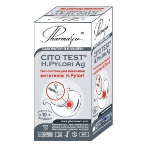 Тест CITO TEST H.Pylori Ag для определения антигена Хеликобактер Пилори - фото