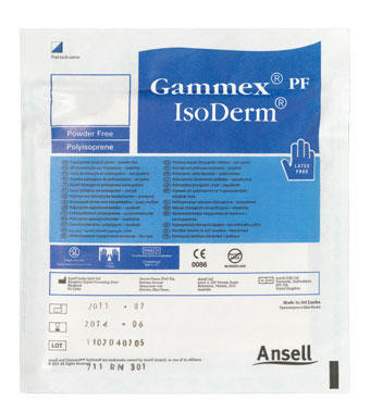 Перчатки Gammex IsoDerm Sensitive хирургические без пудры р. 7.5