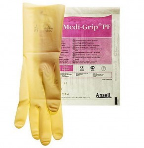 Перчатки Medi-Grip PF стерильные хирургические без пудры р. 8.0 - изображение Перчатки Medi-Grip PF стерильные хирургические без пудры р. 8.0 - фото