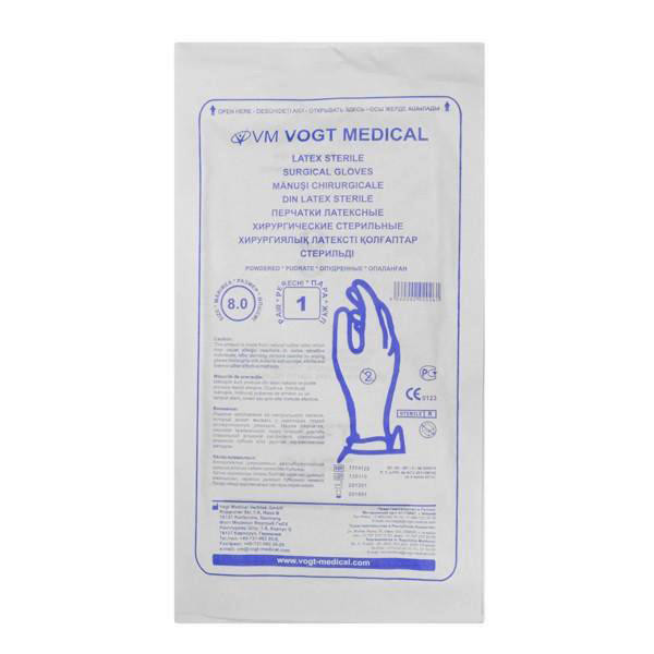 Перчатки Vogt Medical хирургические стерильные р. 8