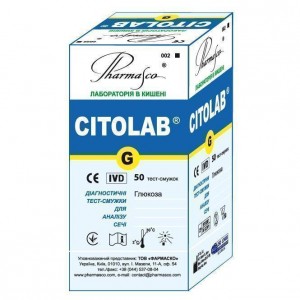 Тест-полоски CITOLAB G для определения глюкозы №50 - изображение Тест-полоски CITOLAB G для определения глюкозы №50 - фото