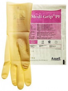 Перчатки Medi-Grip Powdered хирургические стерильные с пудрой р. 7 - фото