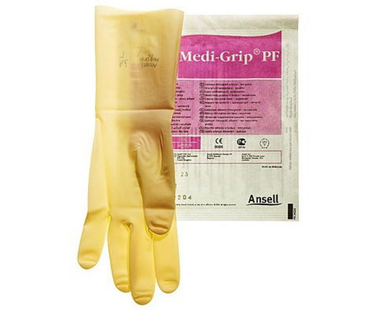 Перчатки Medi-Grip PF стерильные хирургические без пудры р. 8