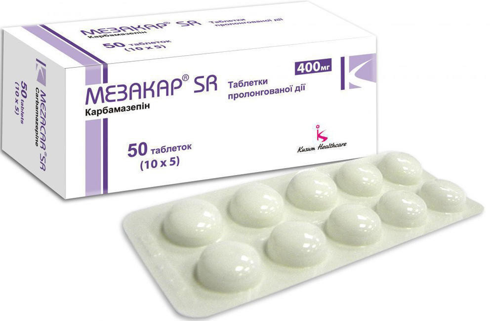 Мезакар SR 400 мг таблетки №50