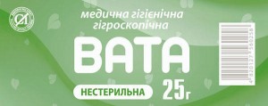 Вата Экобинт нестерильная ролик 25 г - фото