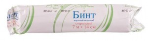 Бинт стерильный 7 м*14 см - фото