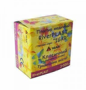 Лейкопластирь River Plast классический хлопковая основа 3×500 - фото