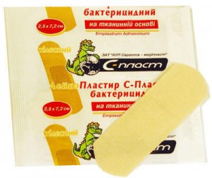 Лейкопластырь бактерицидный на тканевой основе с хлоргексидином биглюконатом 2,5х7,2 см №1 - фото