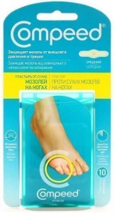 Пластырь Compeed против сухих мозолей на ногах средний № ​​10 - фото
