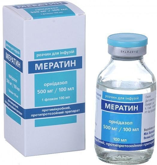 Мератин раствор для инфузий 500 мг/100 мл