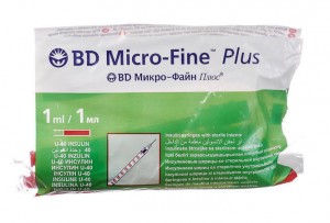 Шприц BD Micro-Fine Plus инсулиновый U-40 1 мл №10 - фото