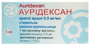 Ауридексан 0,05% ушные капли 5 мл - изображение Ауридексан 0,05% ушные капли 5 мл - фото