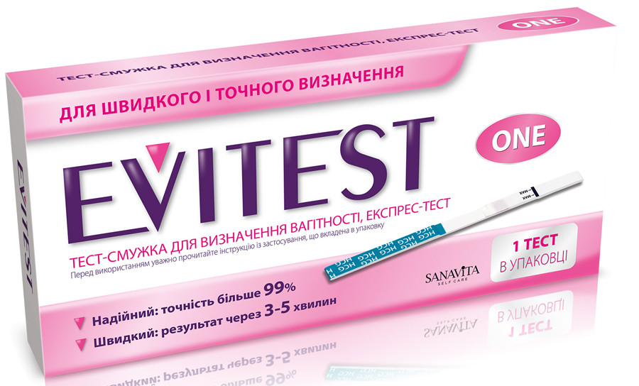 Тест для определения беременности Evitest One №1