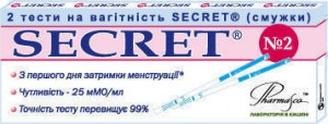 Тест-полоска Secret для определения беременности №2 - изображение Тест-полоска Secret для определения беременности №2 - фото