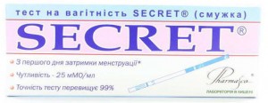 Тест-полоска Secret для определения беременности №1 - изображение Тест-полоска Secret для определения беременности №1 - фото