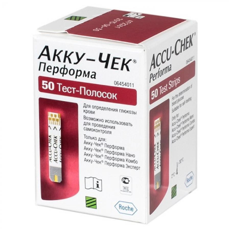 Тест-полоски Accu-Chek Performa №50