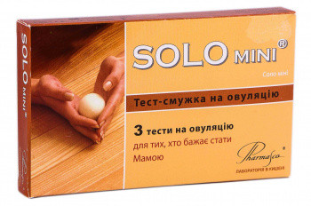 Тест-полоска для определения овуляции Solo mini №3