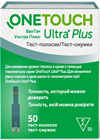 Тест-полоски OneTouch Ultra Plus №50