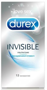 Презервативы Durex Invisible (ультратонкие) №12 - фото