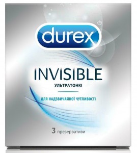 Презервативы Durex Invisible (ультратонкие) №3 - фото