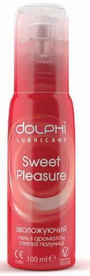 Гель-смазка Dolphi Sweet Pleasure с ароматом клубники 100 мл