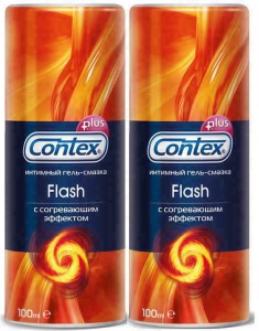 Гель-смазка Contex Flash 100 мл + Contex Flash 100 мл (1 упаковка бесплатно) - фото